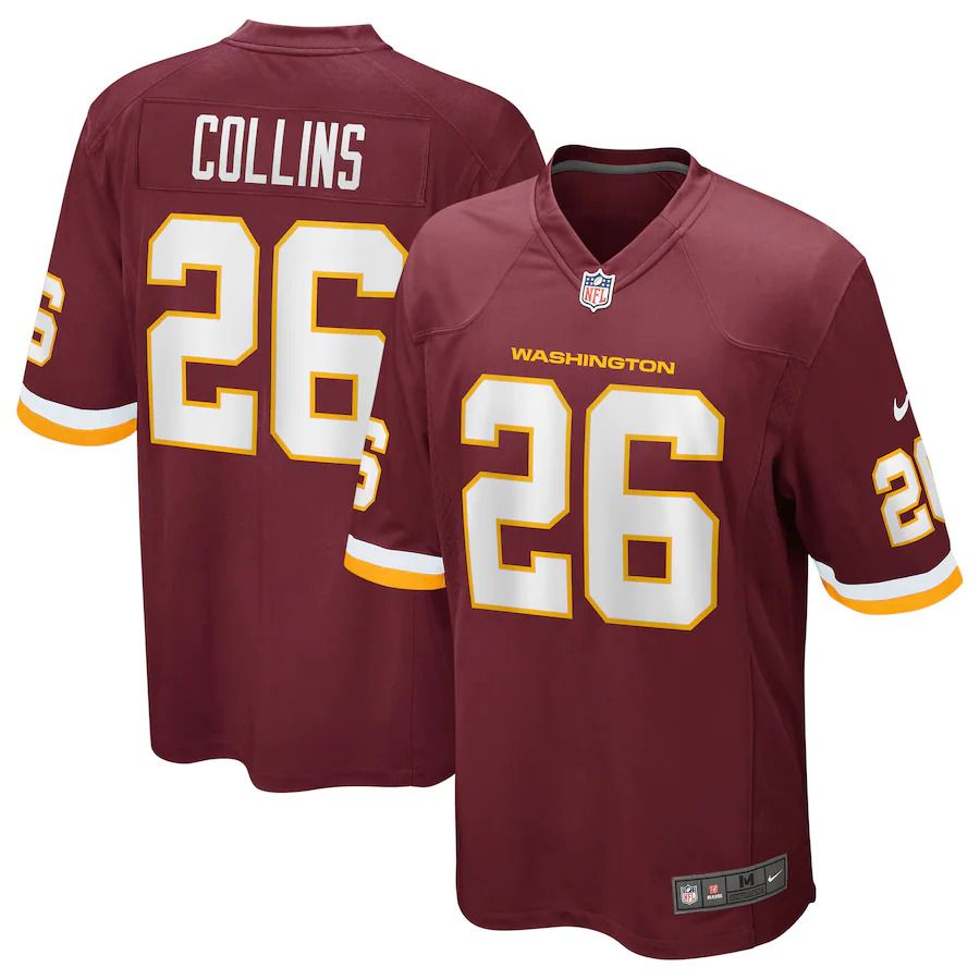 Men Washington Redskins #26 Landon Collins Nike Burgundy Team Game NFL Jersey